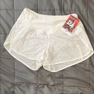 Women's White Sleep Shorts
